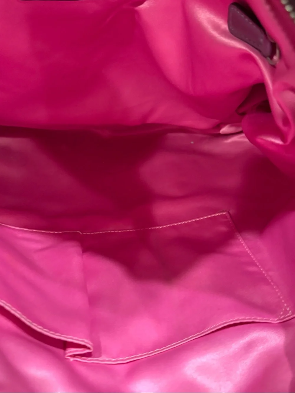 Coach - Poppy Patent Plum Tote with Front Zip Pockets - Picture 7 of 10